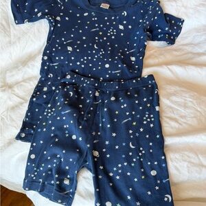 Hanna Andersson Blue Celestial Kids Pajama Set